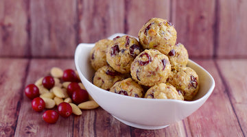 Naked Whey Cranberry Almond Protein Balls