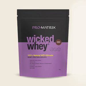 WICKED WHEY WHEY PROTEIN POWDERS 2kg CHOCOLATE, Isolate WICKED WHEY