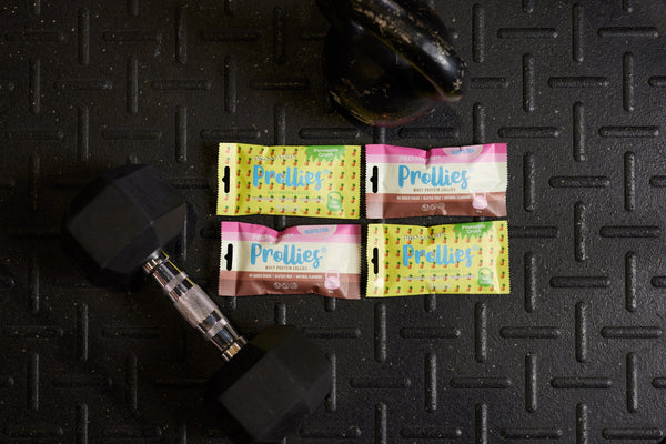 PROLLIES PROTEIN SNACKS PROLLIES - Whey protein lollies (BOX OF 10) Pineapple Crush Flavour