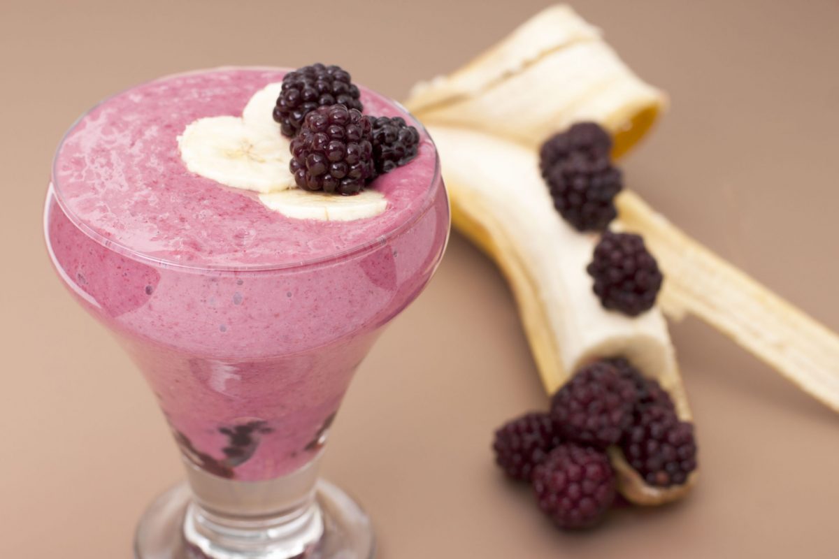 Wild Whey Blackberry Banana Smoothie