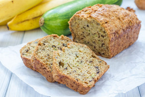 Naked Whey Zucchini Banana Bread
