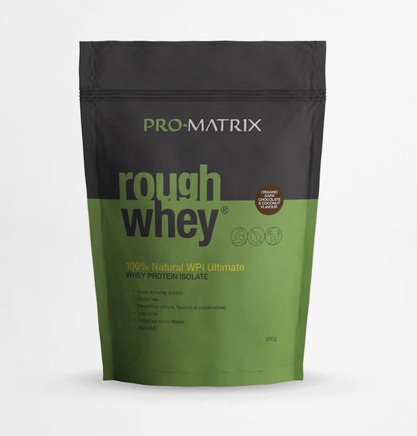 Pro Matrix Rough Whey - Chocolate/ Coconut Whey Protein Isolate 500 grams