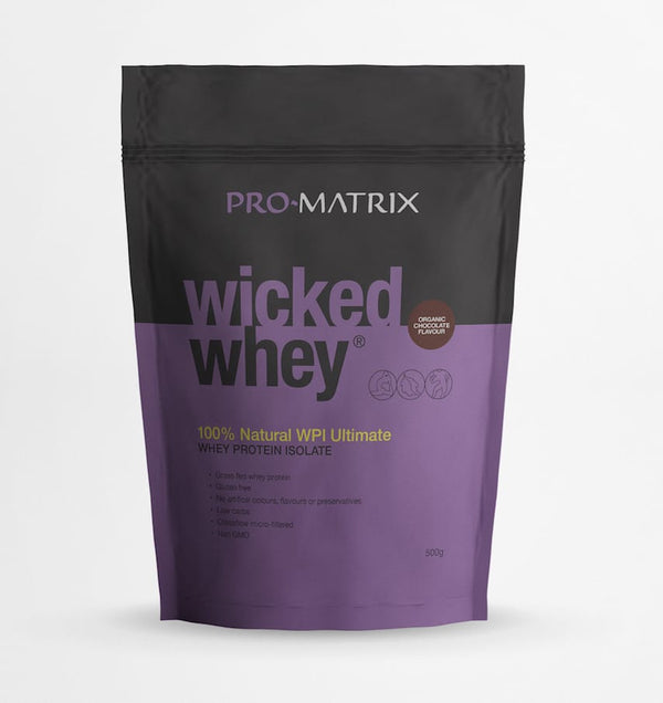 Pro Matrix Wicked Whey - Chocolate Whey Protein Isolate 500 grams
