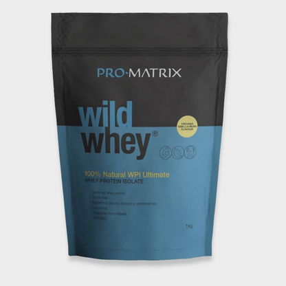 Pro Matrix Wild Whey - Vanilla Whey Protein Isolate 1kg