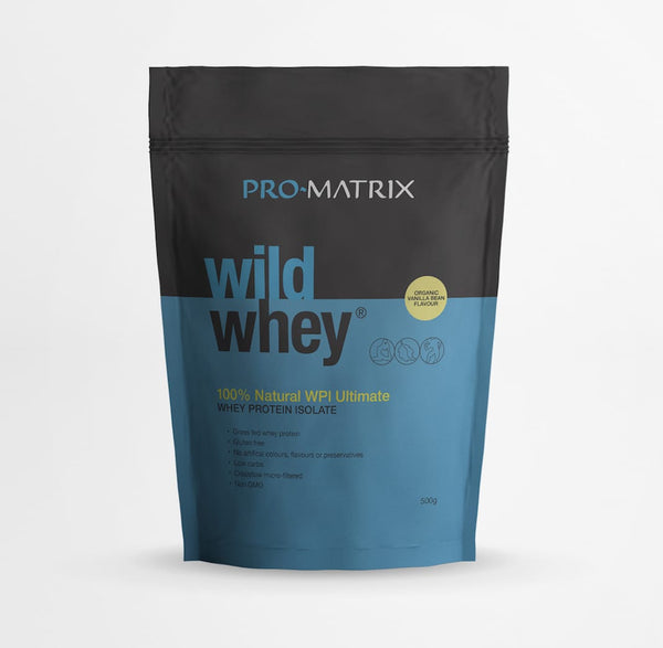 Pro Matrix Wild Whey - Vanilla Whey Protein Isolate 500 grams
