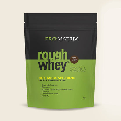 ROUGH WHEY WHEY PROTEIN POWDERS 2kg CHOCOLATE &amp; COCONUT, Isolate ROUGH WHEY