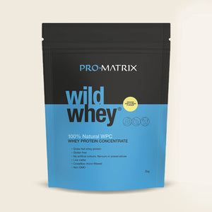 WILD WHEY WHEY PROTEIN POWDERS 2kg VANILLA, Concentrate WILD WHEY