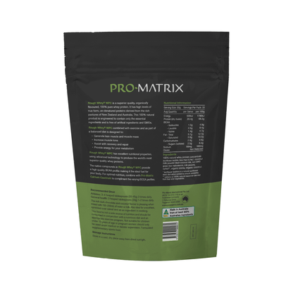 ROUGH WHEY WHEY PROTEIN POWDERS 1kg CHOCOLATE &amp; COCONUT, Concentrate ROUGH WHEY