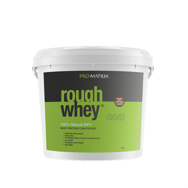 ROUGH WHEY WHEY PROTEIN POWDERS 2kg CHOCOLATE & COCONUT, Concentrate ROUGH WHEY
