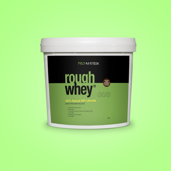 ROUGH WHEY WHEY PROTEIN POWDERS 2kg CHOCOLATE & COCONUT, Isolate ROUGH WHEY