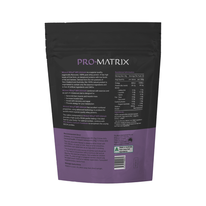 WICKED WHEY WHEY PROTEIN POWDERS 1kg CHOCOLATE, Isolate WICKED WHEY