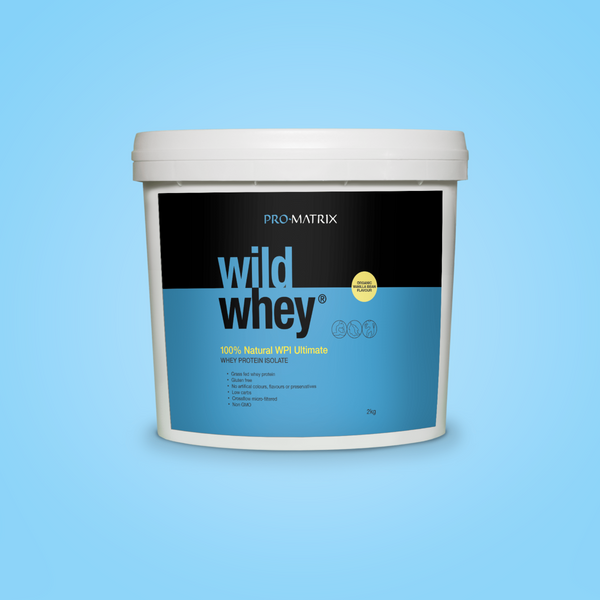 WILD WHEY WHEY PROTEIN POWDERS 2kg VANILLA, Isolate WILD WHEY